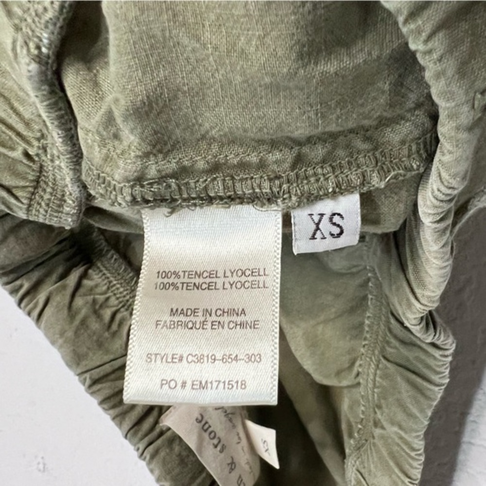 Anthropologie Cloth & Stone Olive Khaki Green Drawstring Everyday Jogger Pant XS - Picture 10 of 11